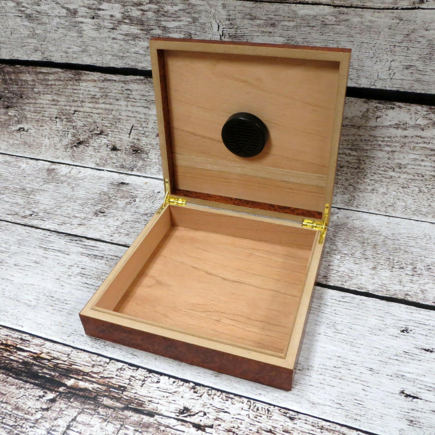 Marble Personalized Humidor and Keepsake Box.