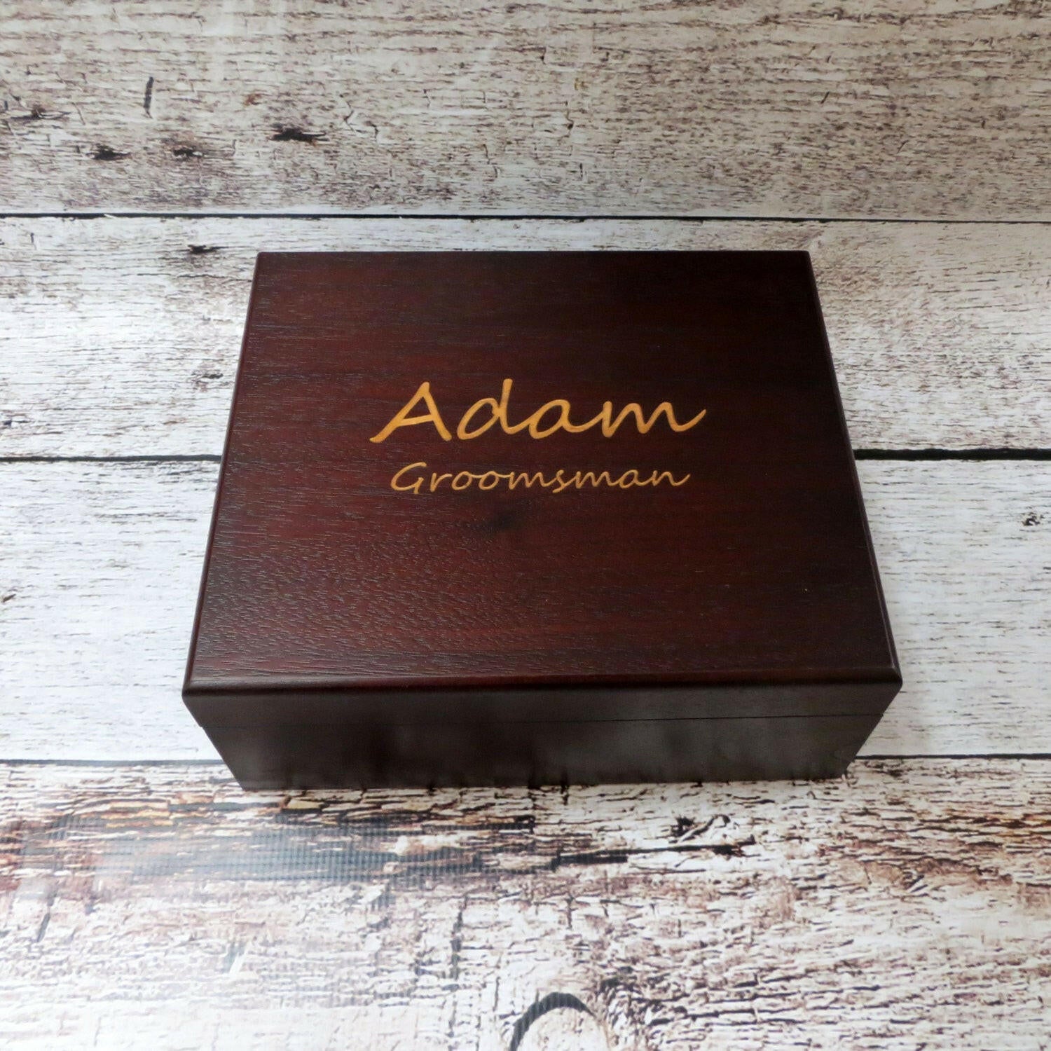 Personalized Cedar Cigar Humidor.