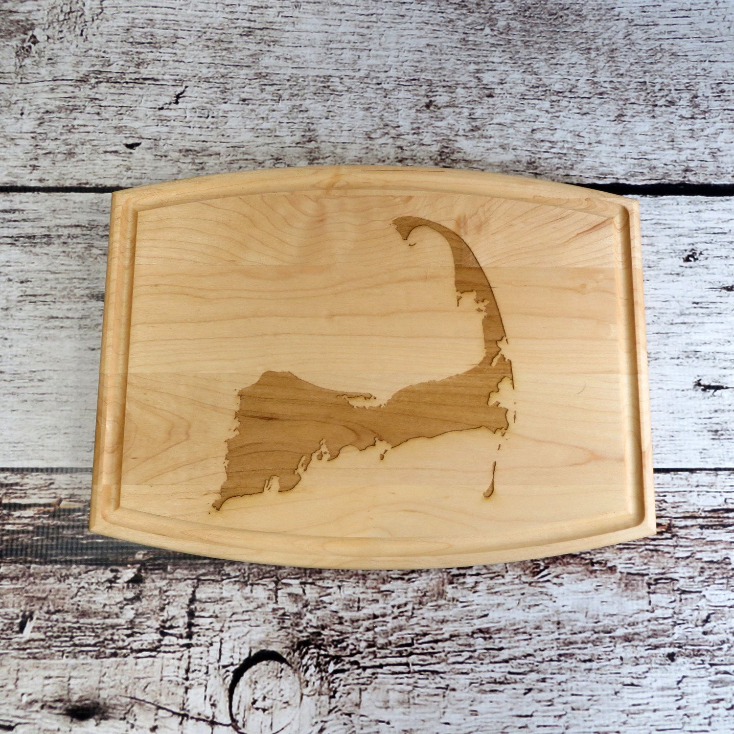 Personalized Cape Cod Cutting Board