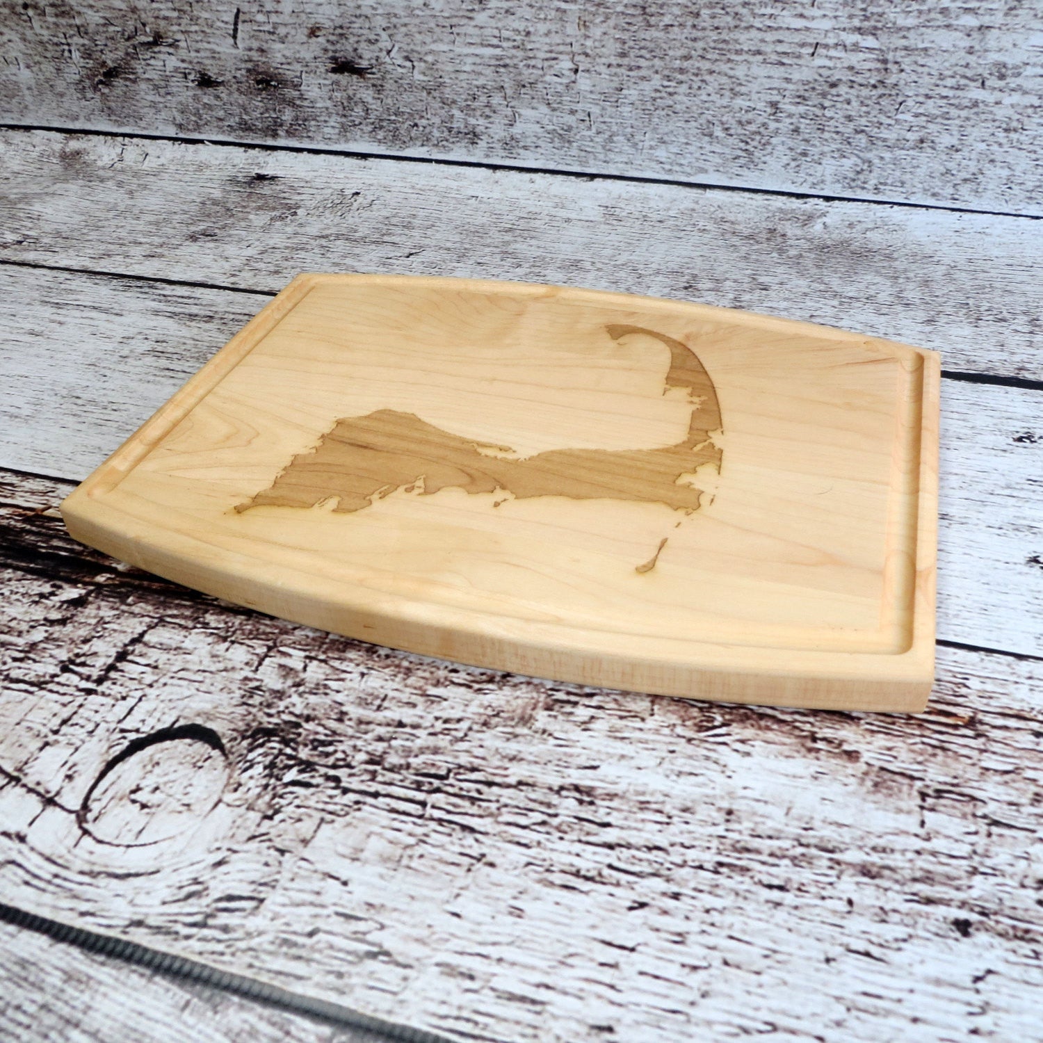 Personalized Cape Cod Cutting Board
