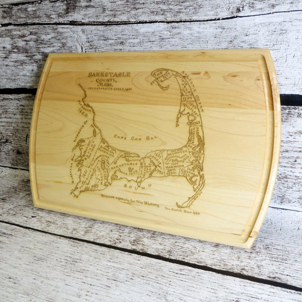 Cape Cod Map Cutting Board