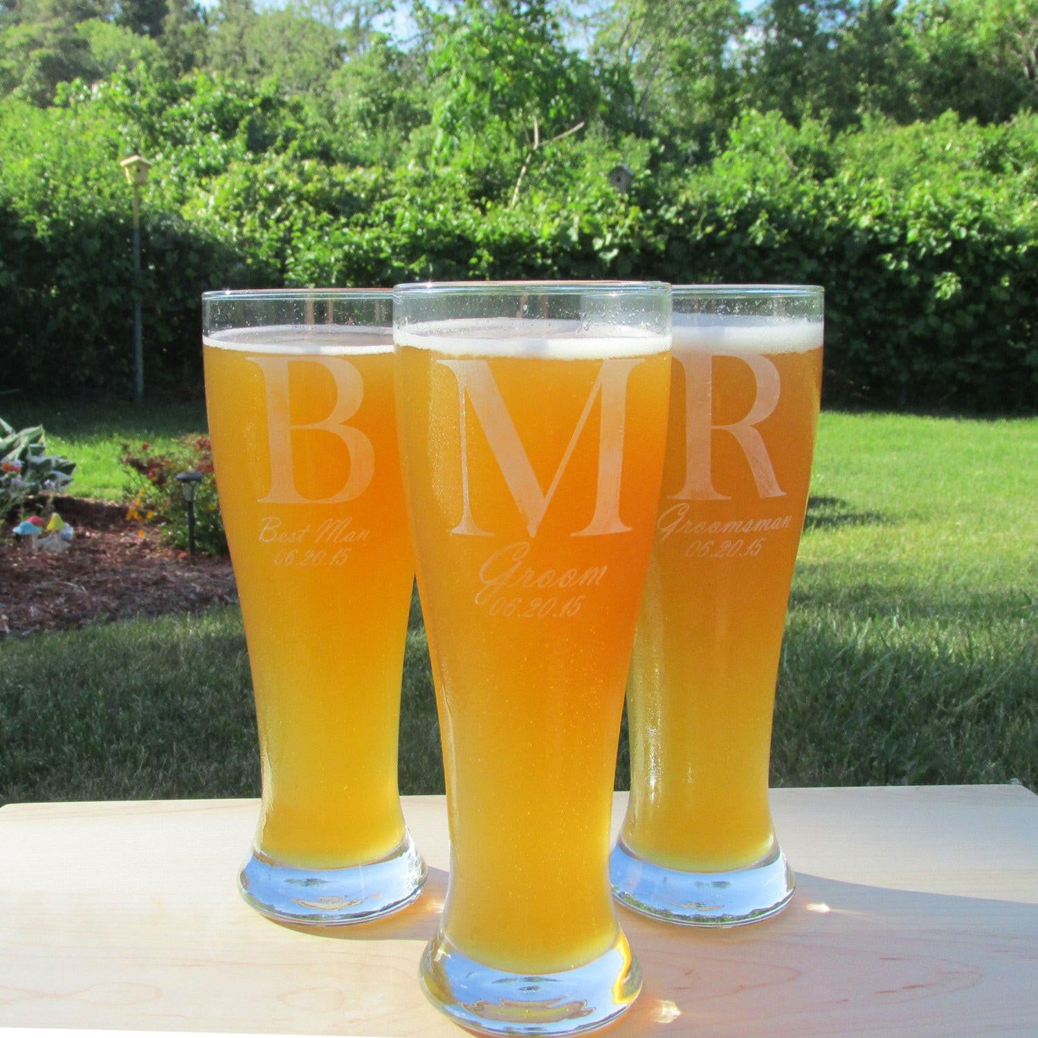 Tall Boy Pilsner Personalized Beer Glass