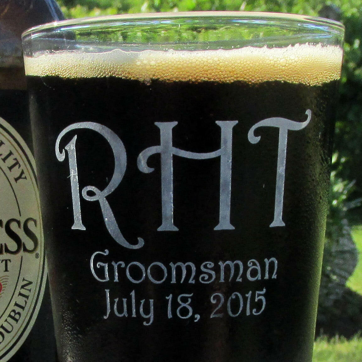 Personalized Pint Beer Glass.