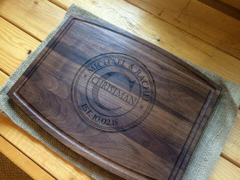 Personalized Family Name Cutting Board.