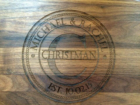 Personalized Family Name Cutting Board.