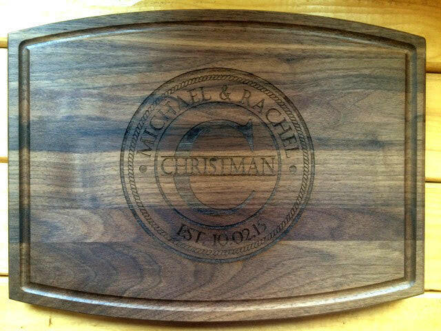 Personalized Family Name Cutting Board.