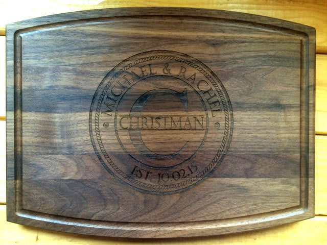 Personalized Family Name Cutting Board