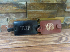 Leather Luggage Tag.