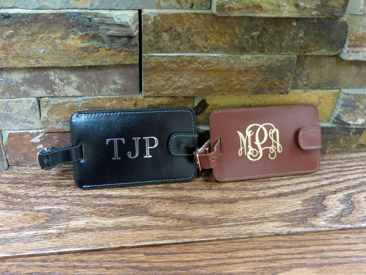 Genuine Leathe Luggage Tag.