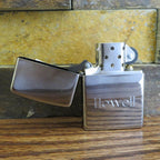 Personalized Chrome Zippo Lighter.