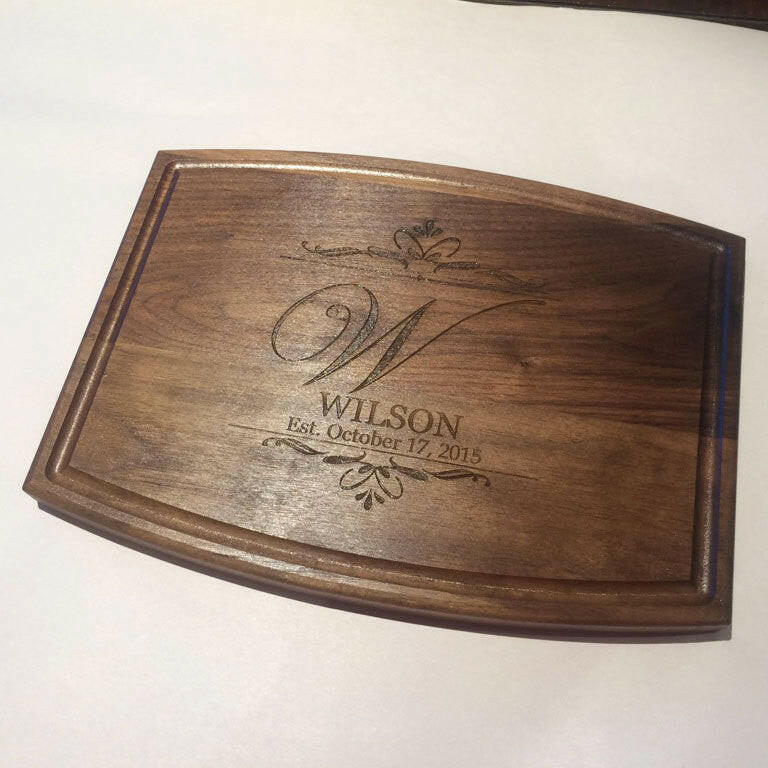 Personalized Family Name Cutting Board.