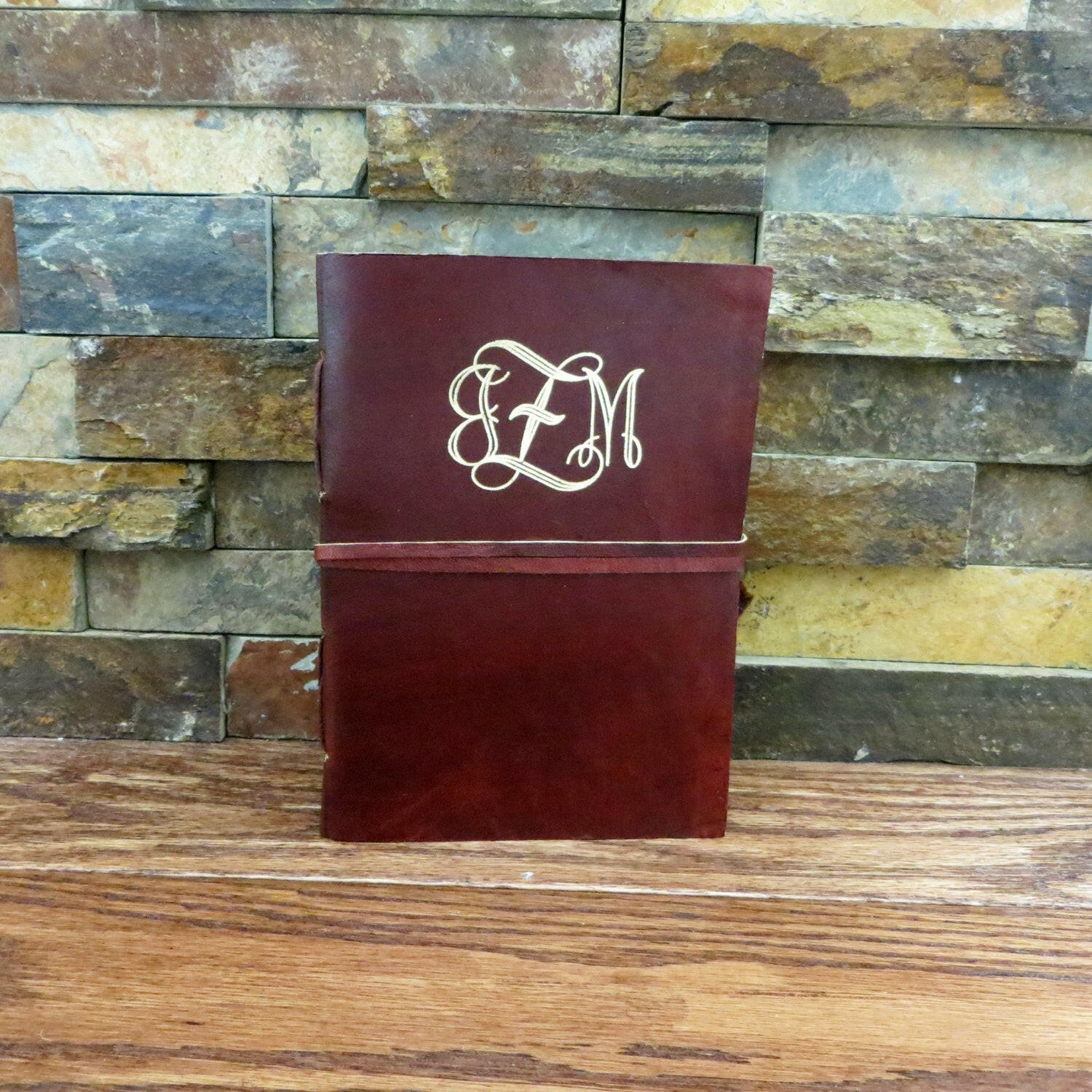 Leather Personalized Journal.