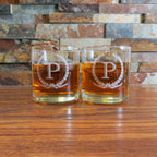 Personalized Whiskey Glasses Set.