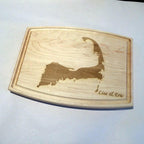 Personalized Cape Cod Map Outline Cutting Board.