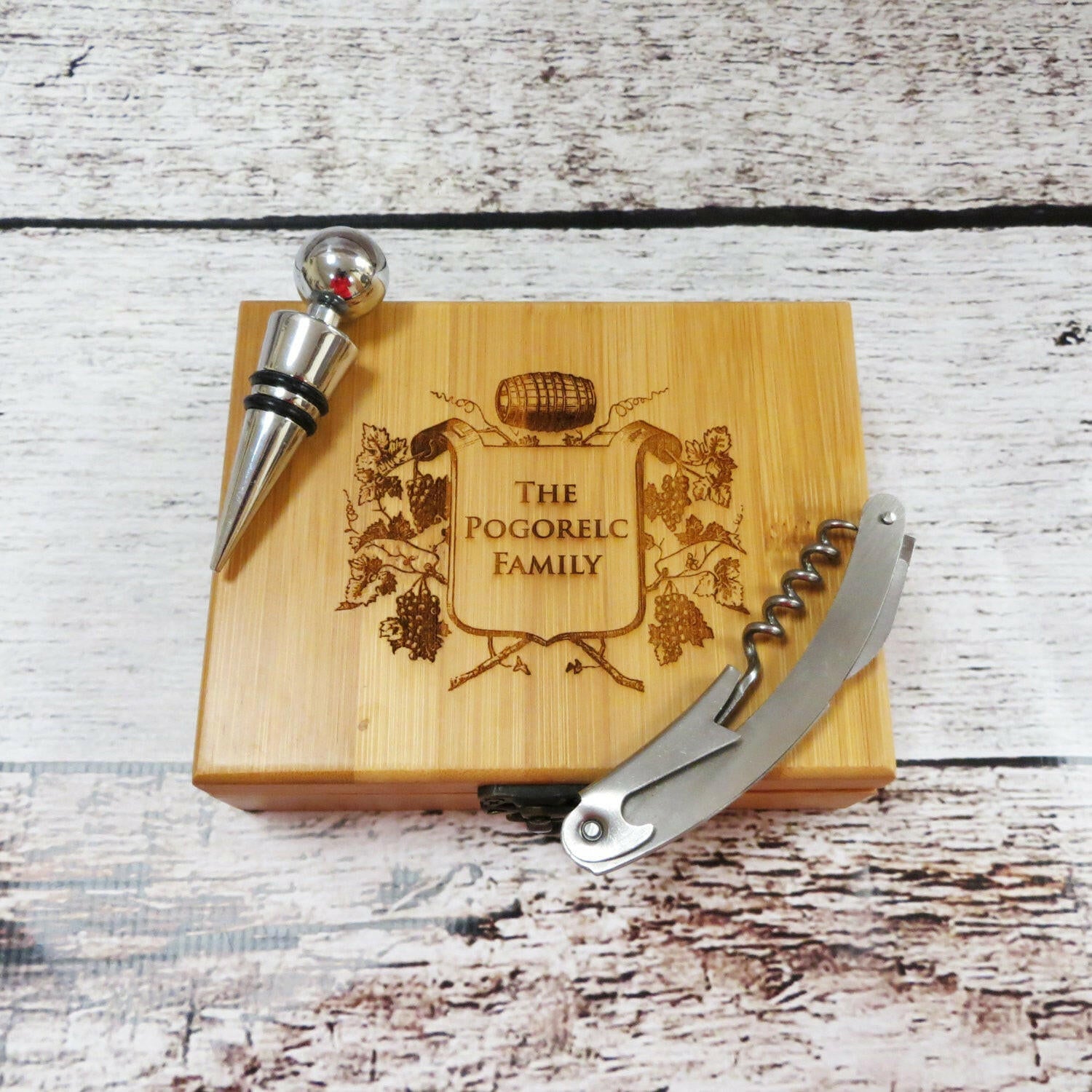 Personalized Wine Kit.
