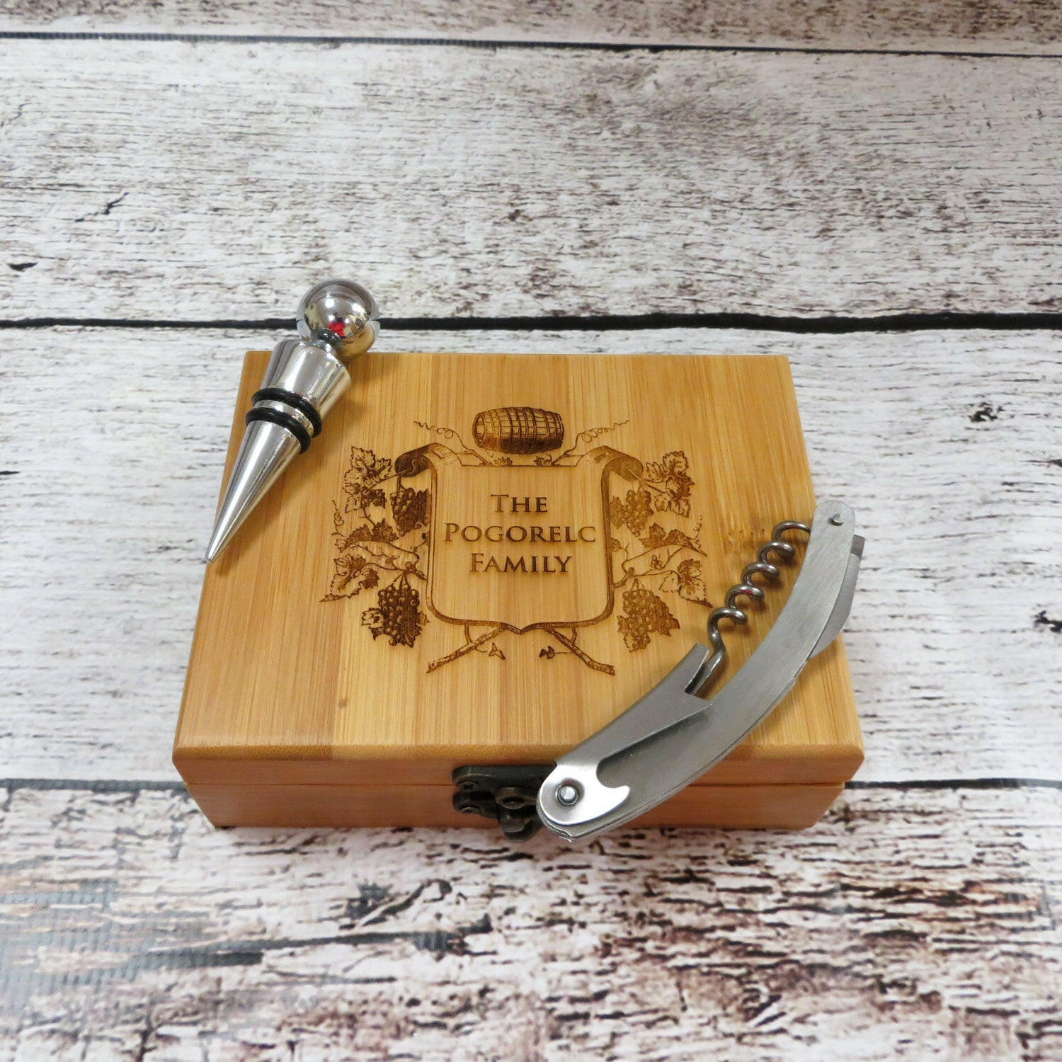 Personalized Wine Kit.