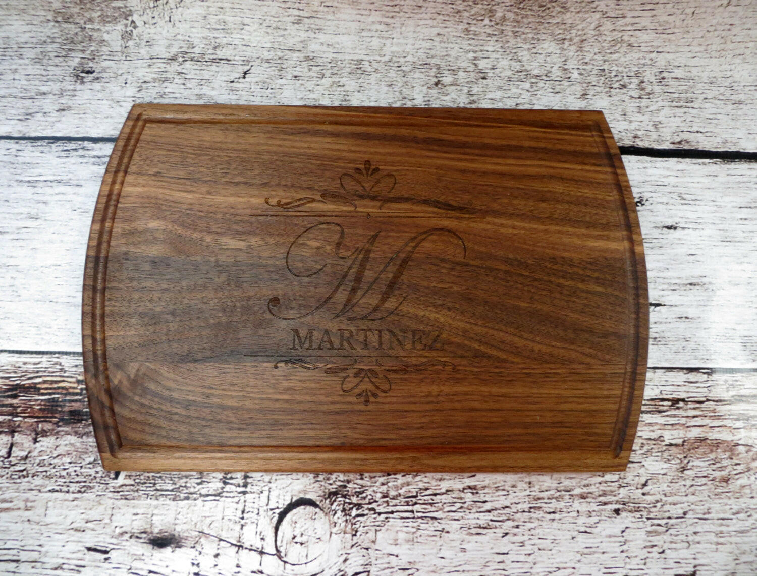 Large Family Name Cutting board.