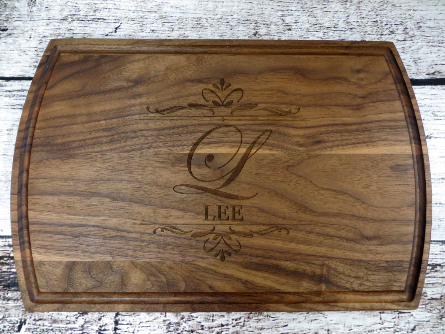 Large Family Name Cutting board