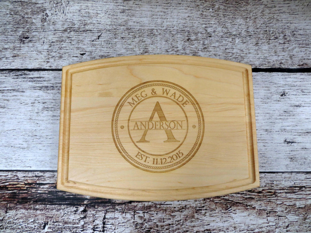 Personalized Family Name Cutting Board.