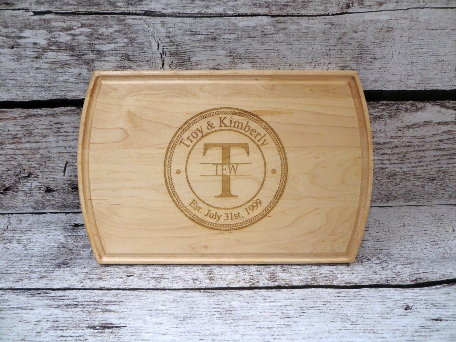 Large Custom Cutting Board.