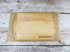 Simplistic Last Name Cutting Board.