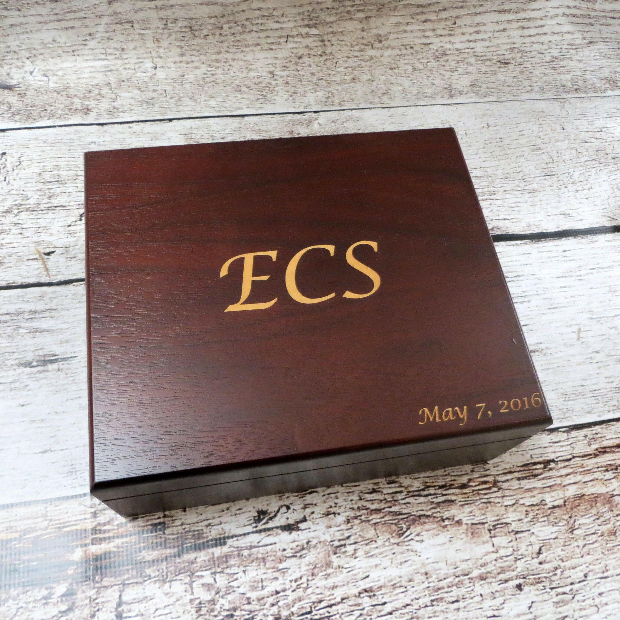 Customized Keepsake Box.