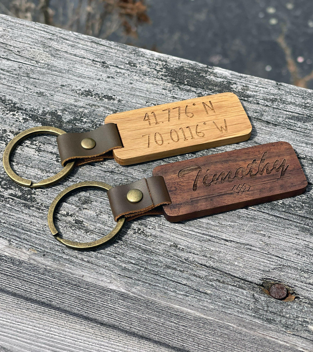 Wooden Keychain.