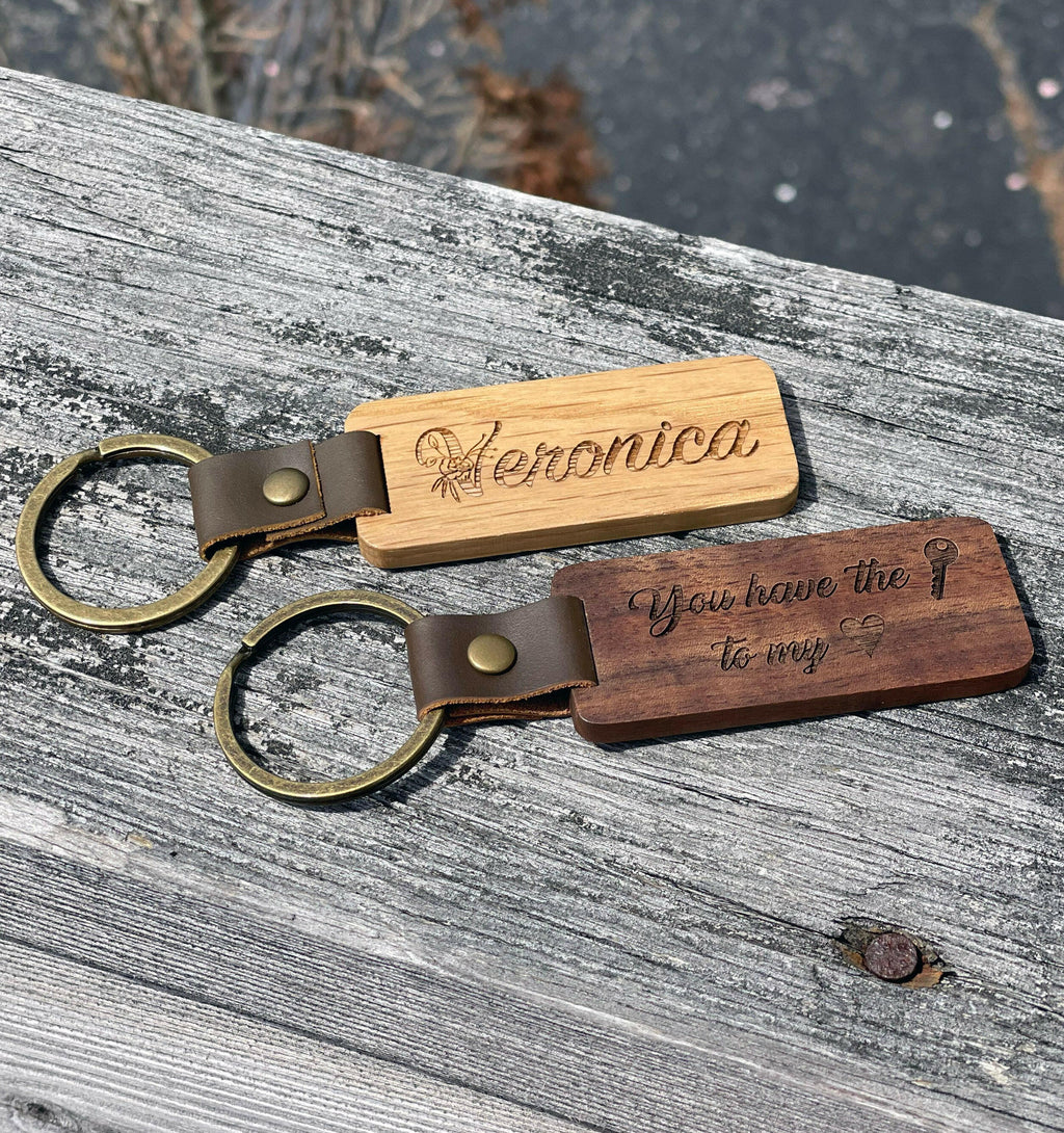 Wooden Keychain.