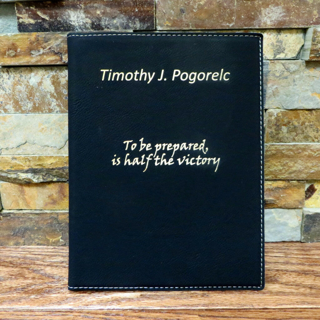 Personalized Portfolio Note Pad.