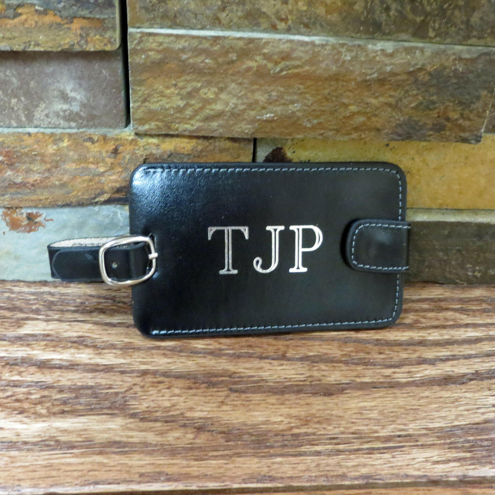 Leather Luggage Tag.