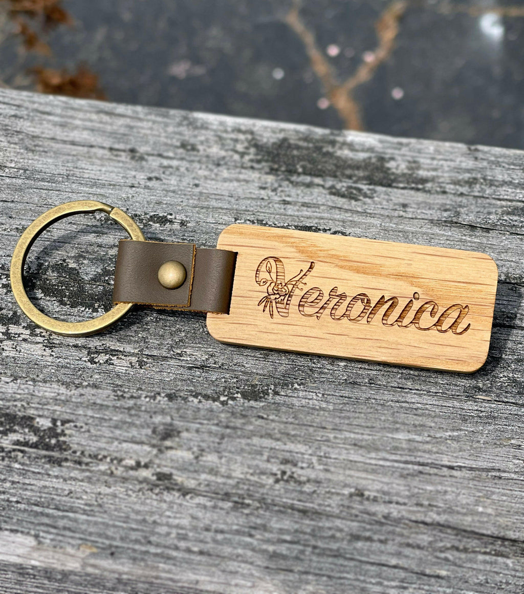 Wooden Keychain.