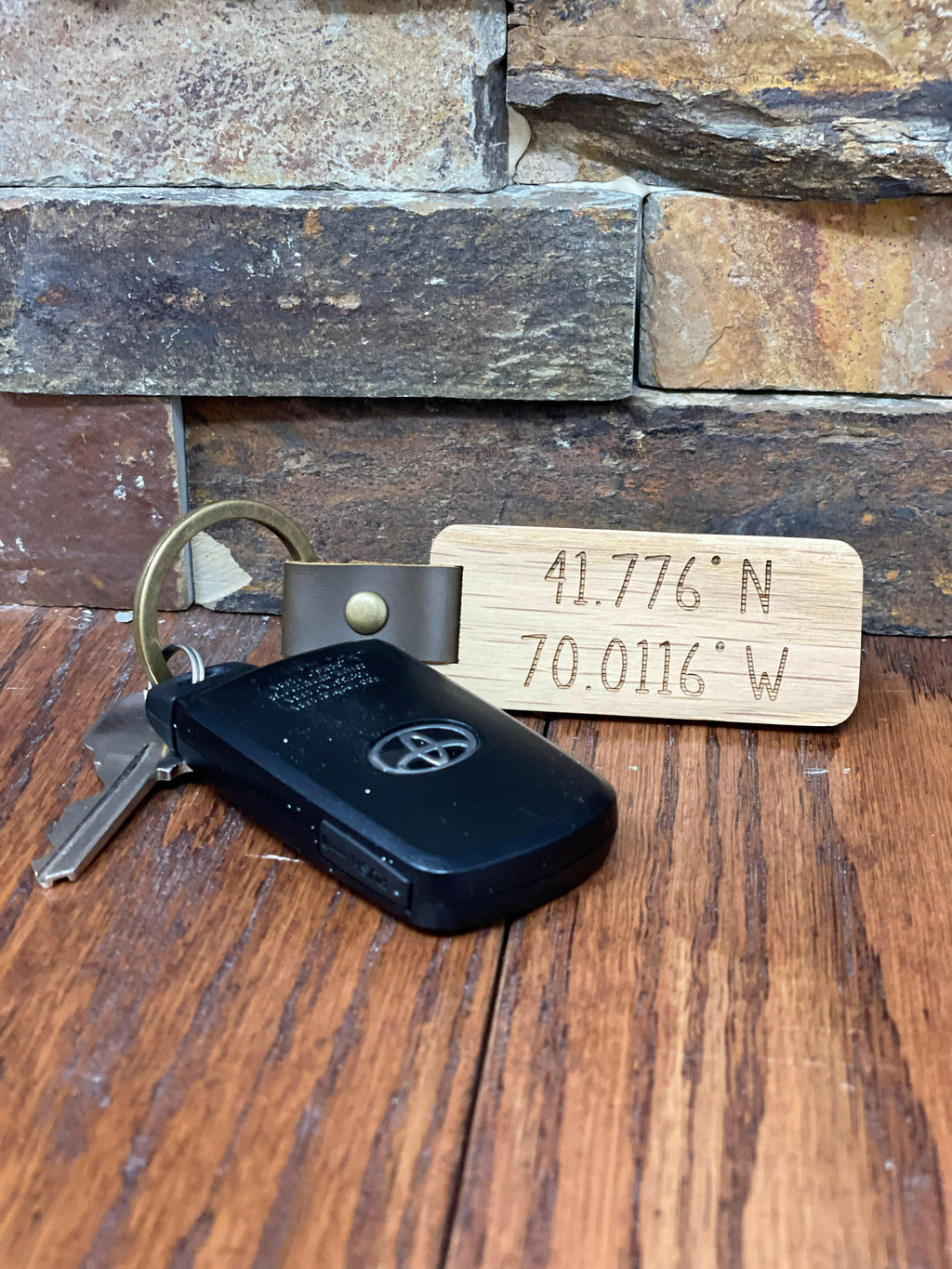 Wooden Keychain.
