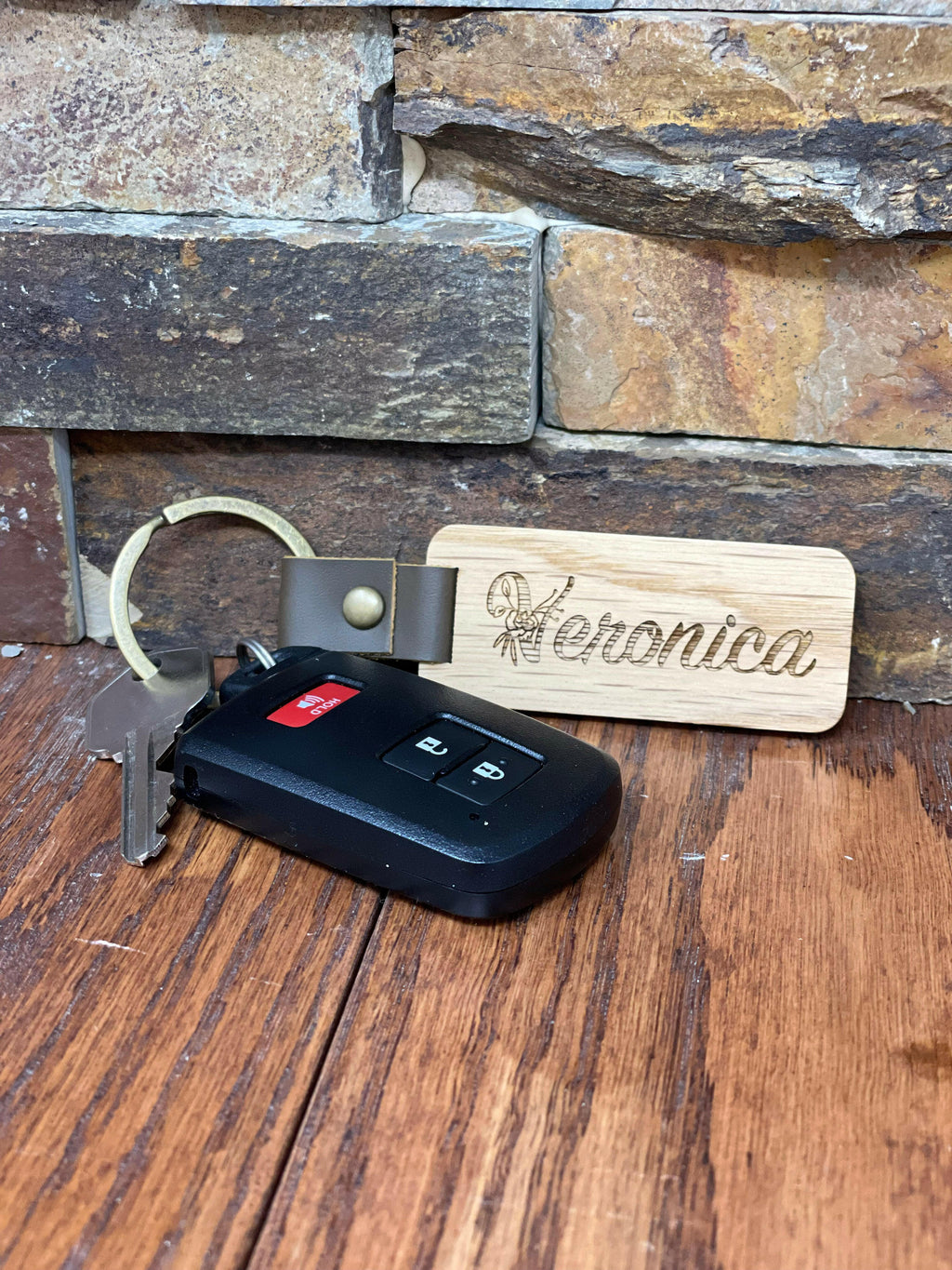 Wooden Keychain.