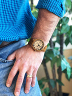 Personalized Wood Wrist Watch.
