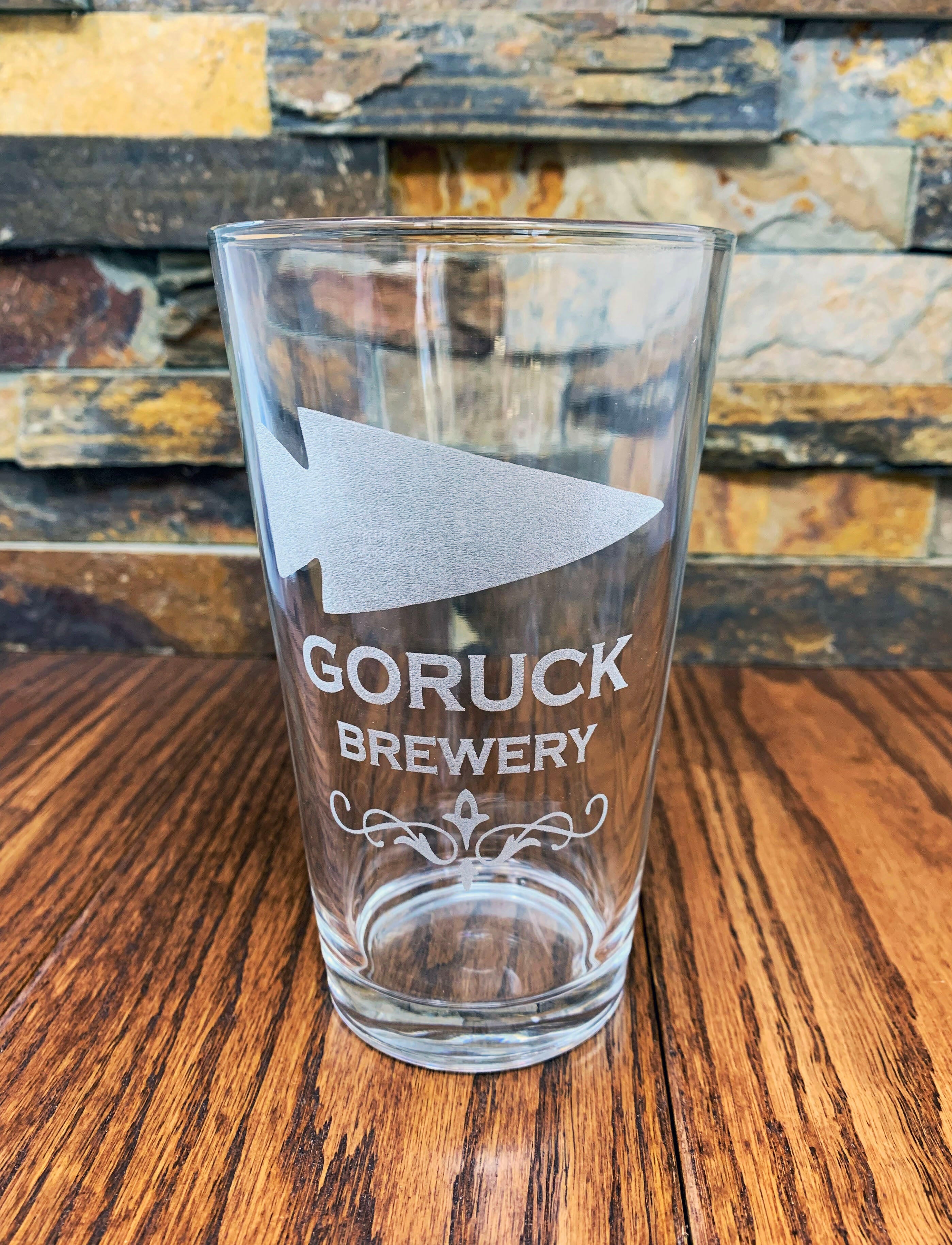 Personalized Pint Beer Glass.