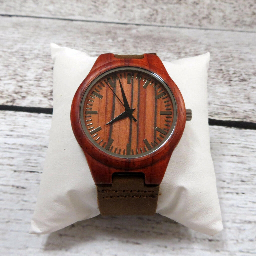 Rosewood Wrist Watch Personalized