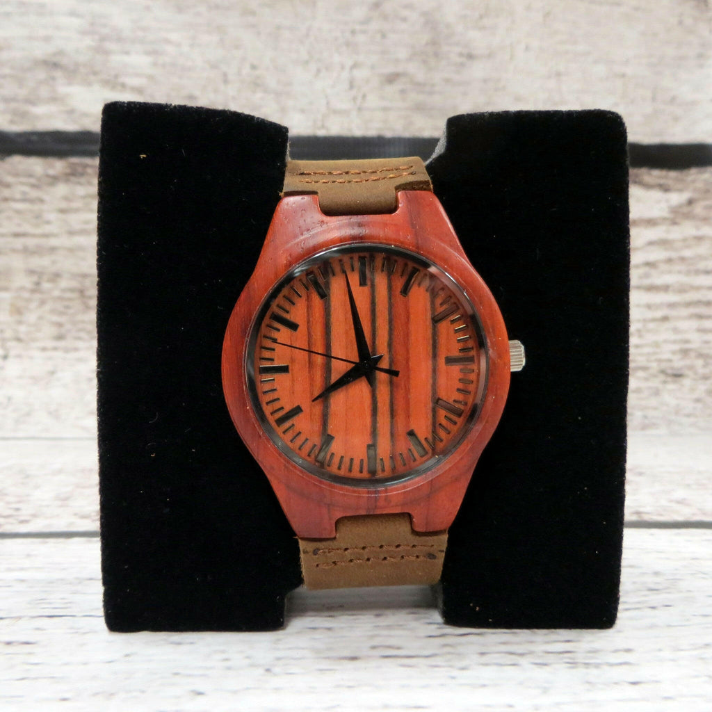 Rosewood Wrist Watch Personalized.