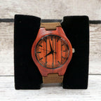 Rosewood Wrist Watch Personalized.