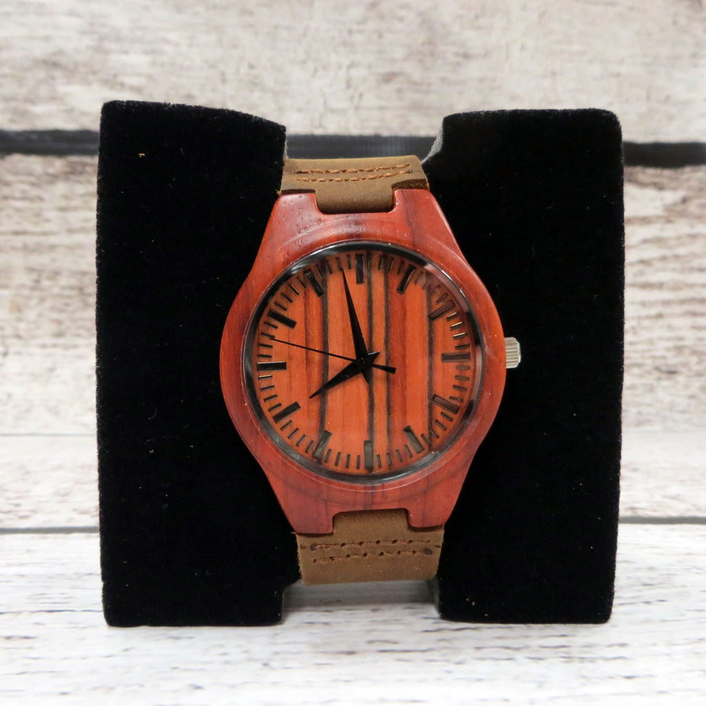 Rosewood Wrist Watch Personalized