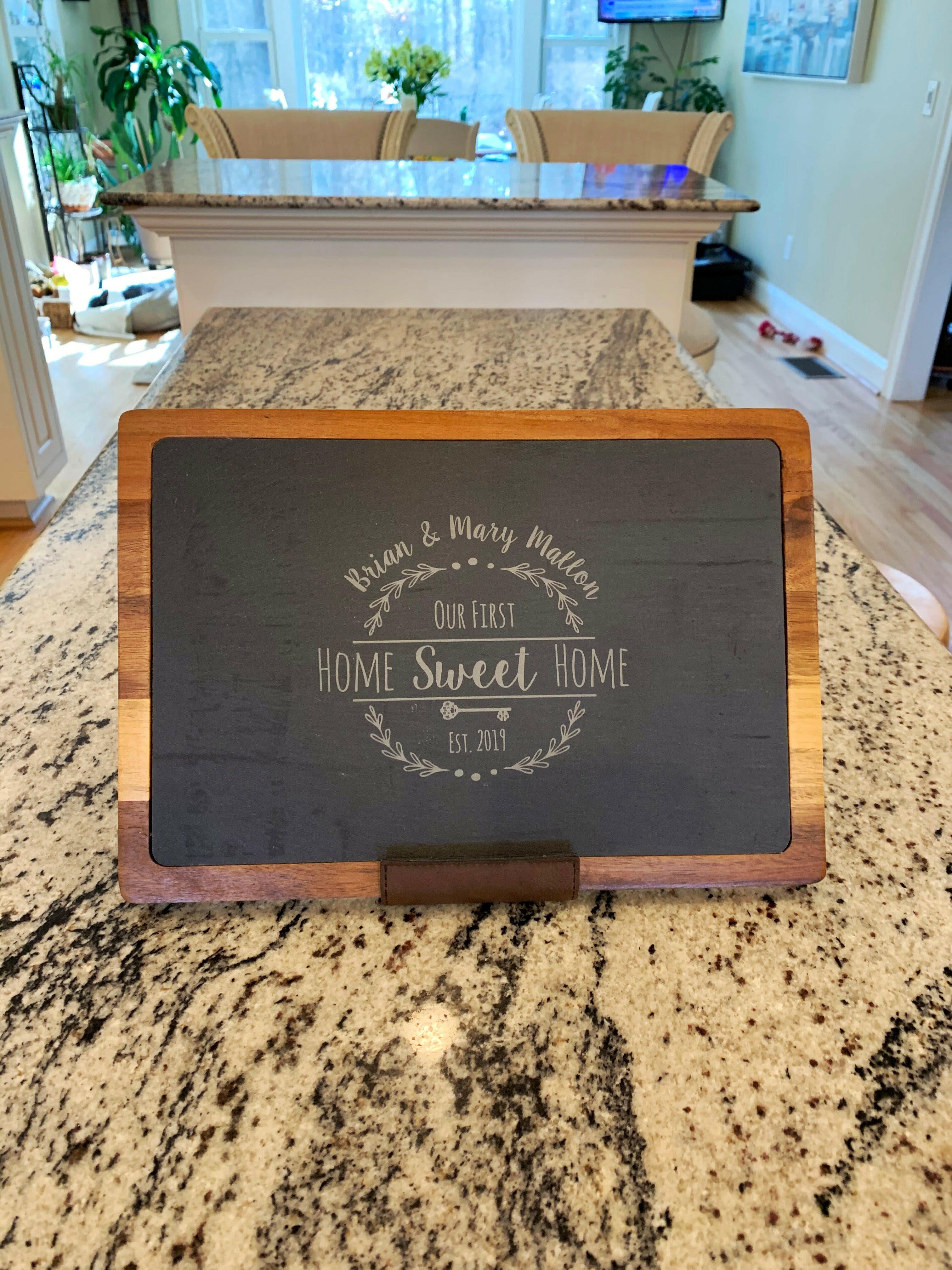 Personalized Slate Serving Board.