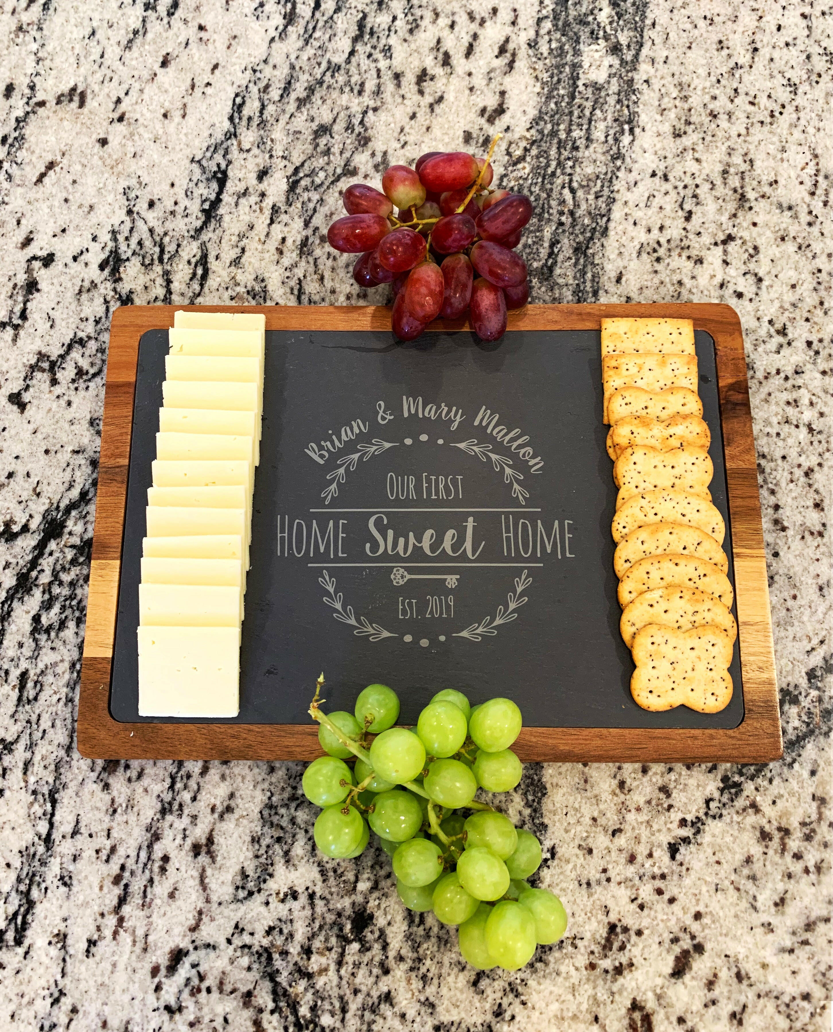 Personalized Slate Serving Board.