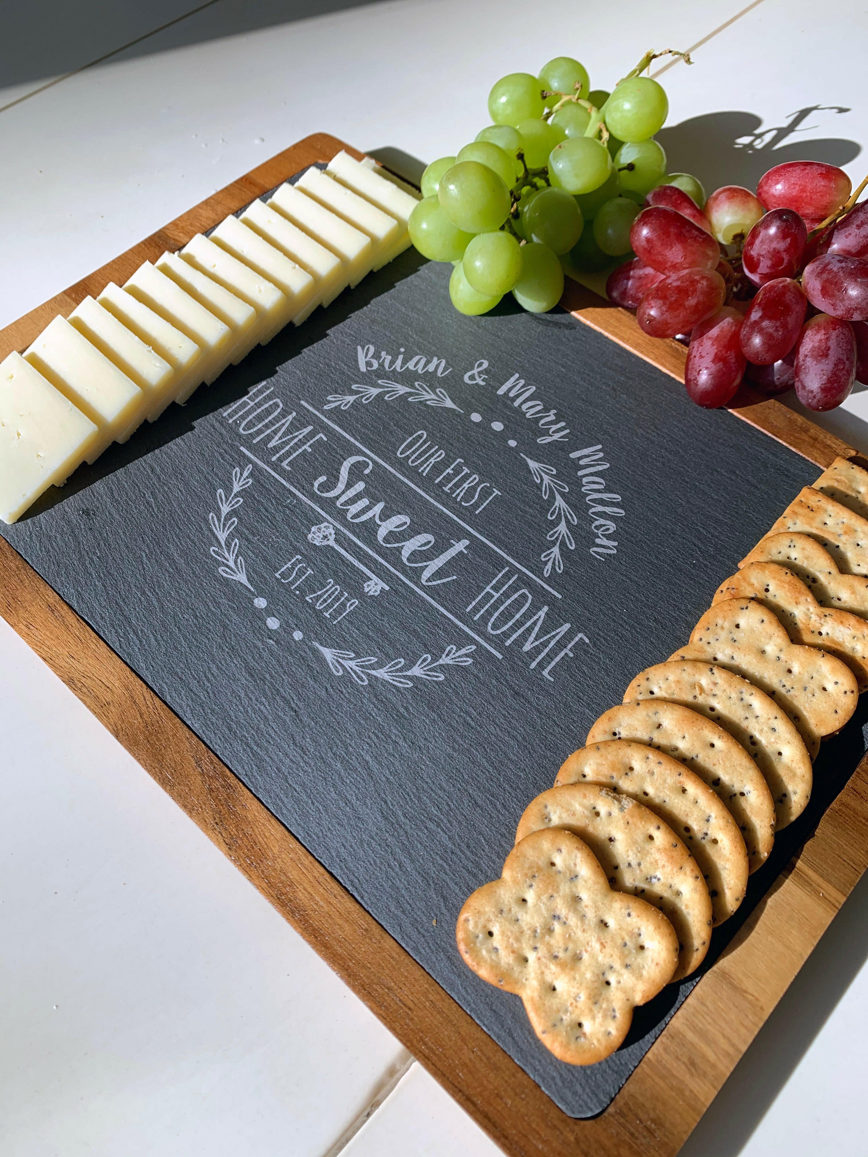 Personalized Slate Serving Board.