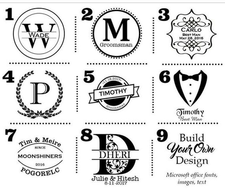 Personalized Whiskey Glasses Set.