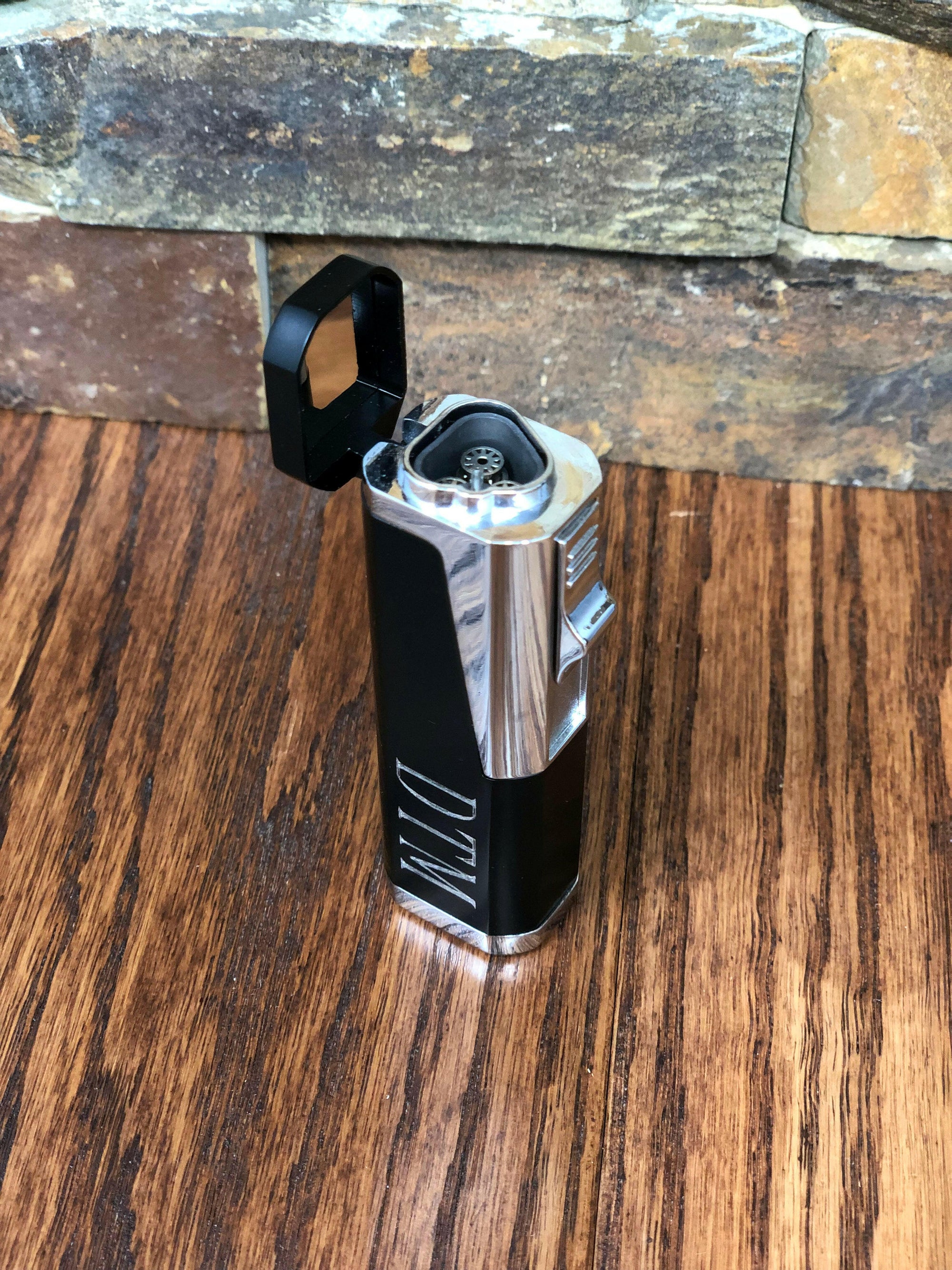 Silver Butane Cigar Lighter.
