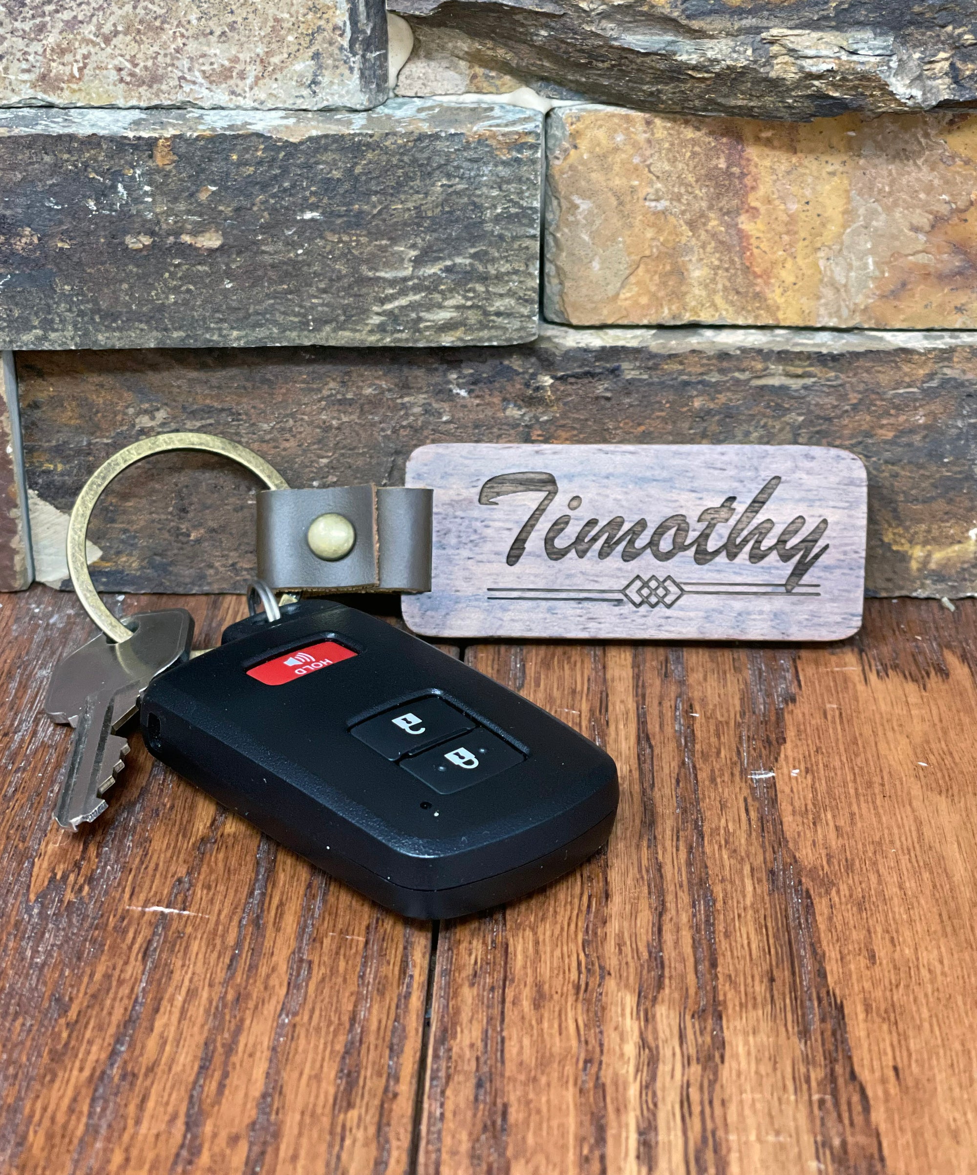 Wooden Keychain