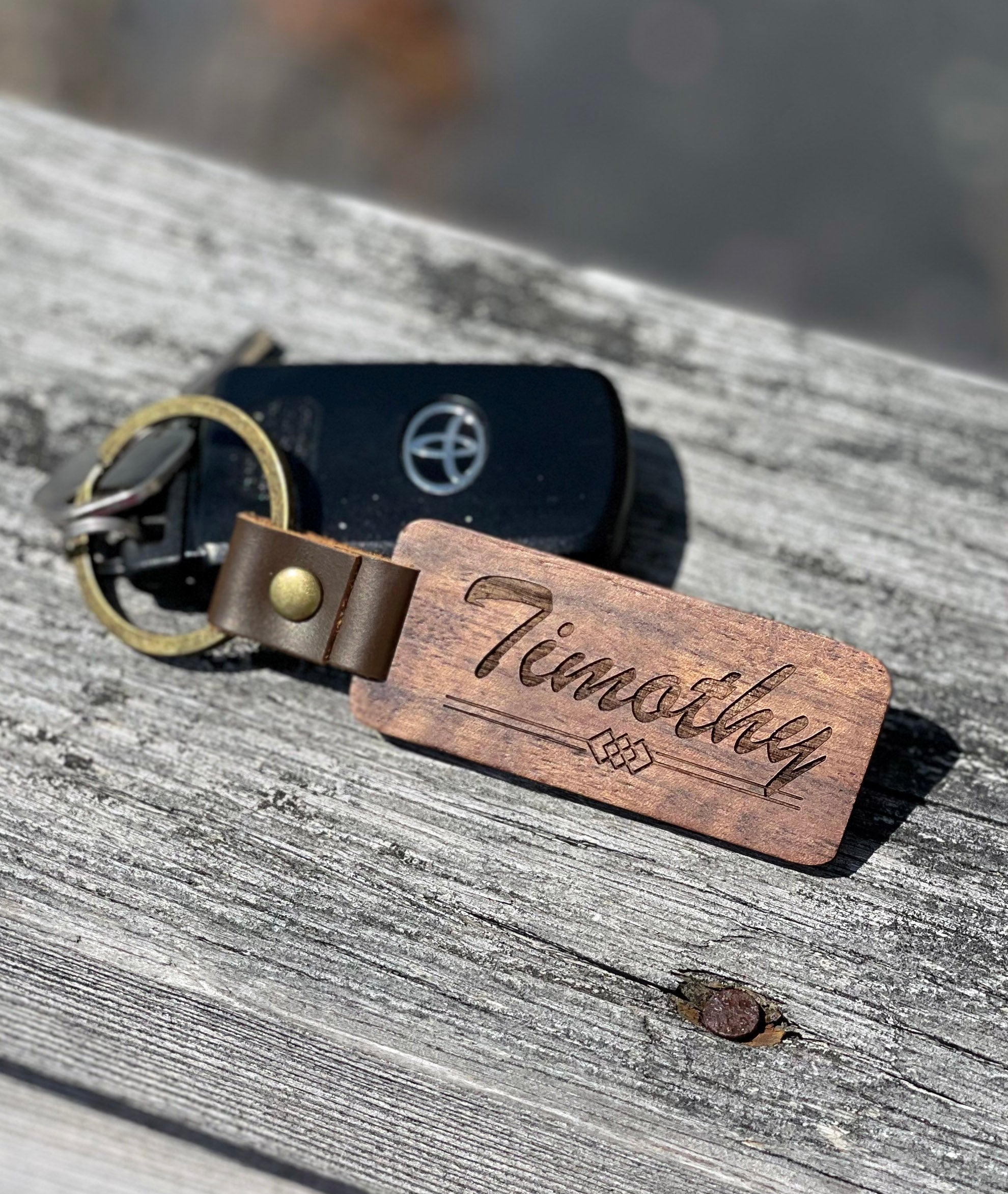 Wooden Keychain