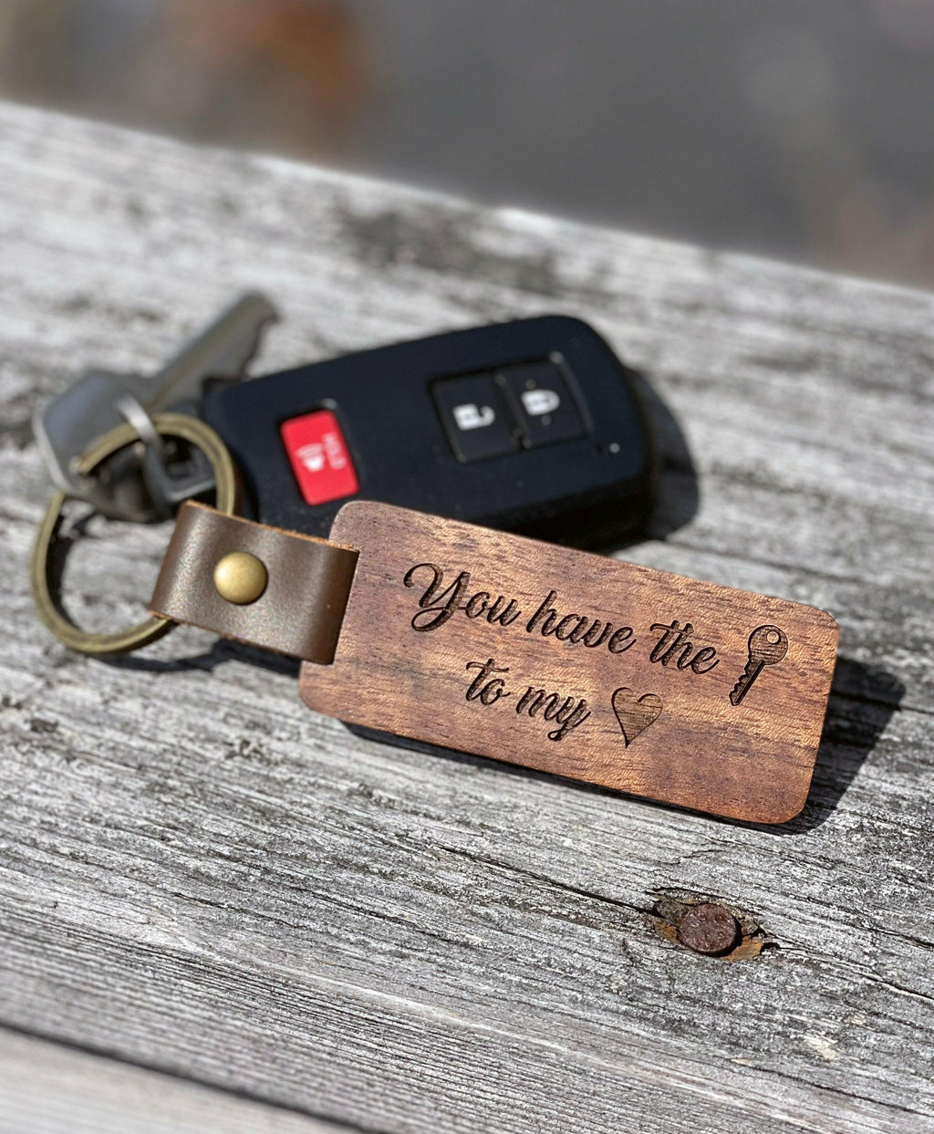 Wooden Keychain.