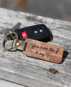 Wooden Keychain.