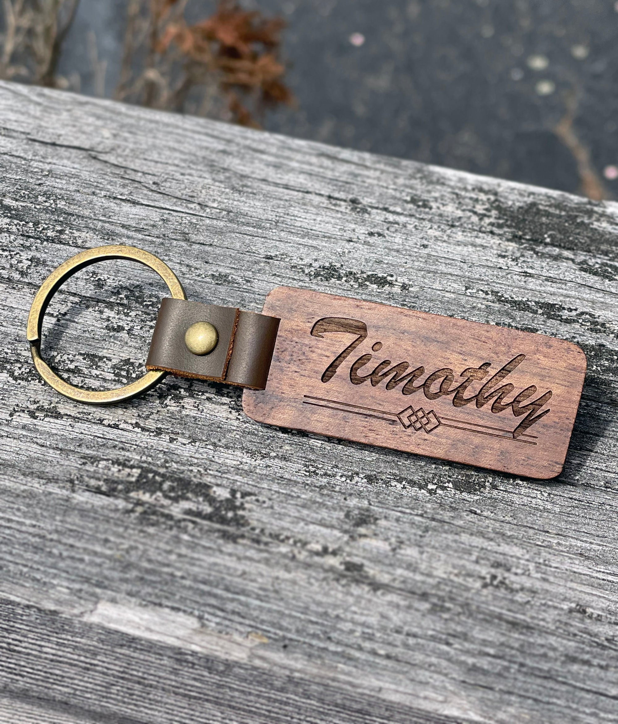 Wooden Keychain