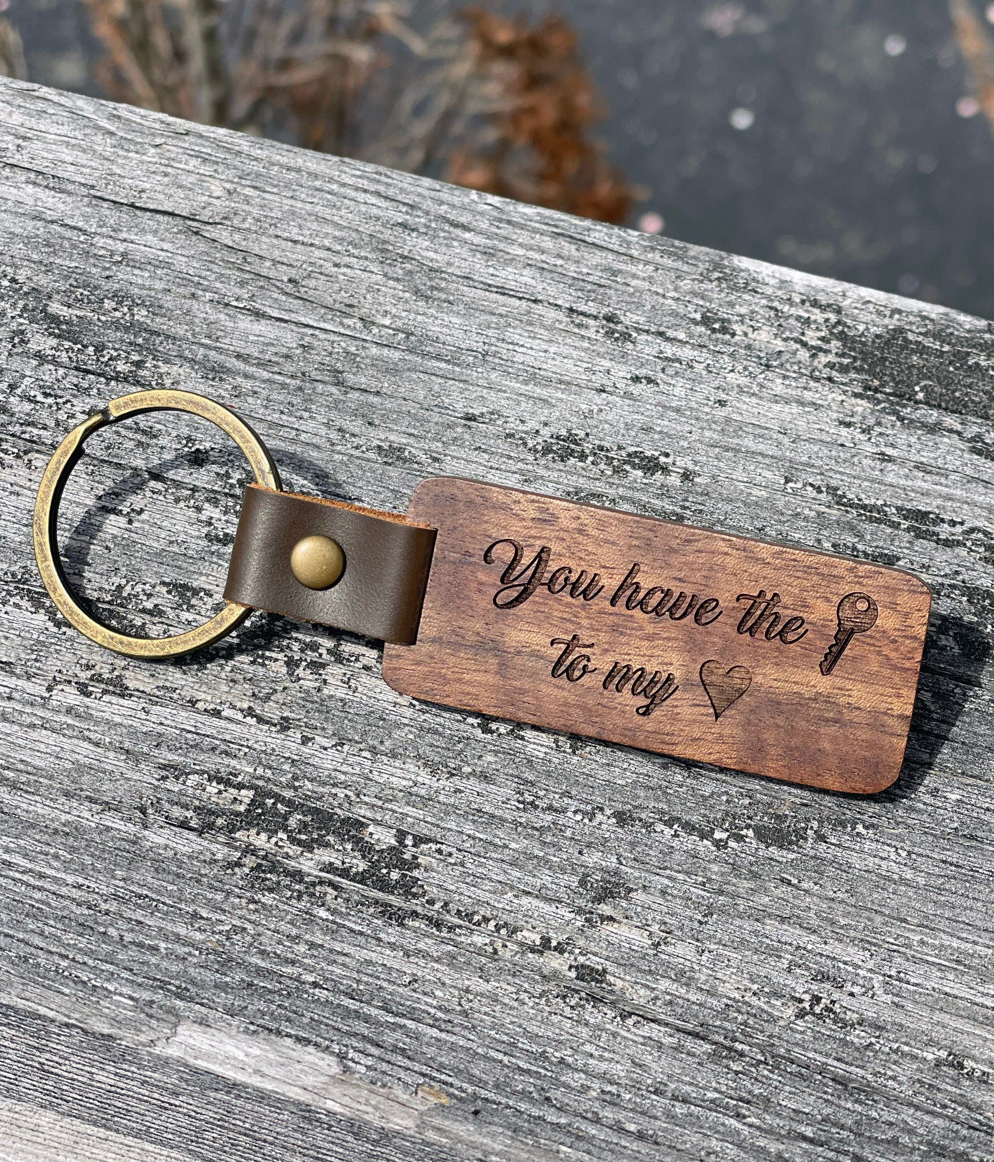 Wooden Keychain